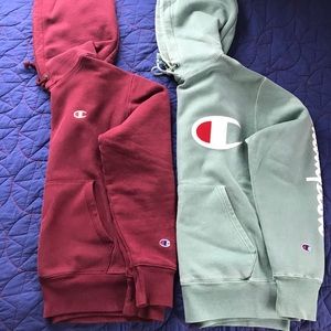 BUNDLE Champion Reverse Weave Hoodies — Size M